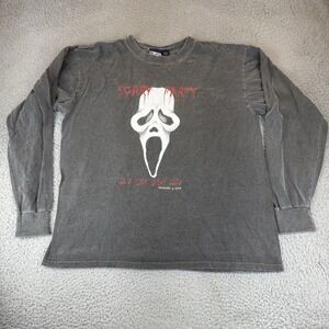 Scary Movie Promo Shirt Long Sleeve‎ Scary Party Funny Avanti Basic Large